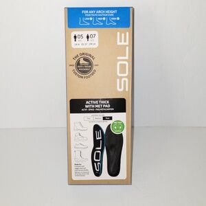 SOLE Active Thick with Met Pad Insoles  - M5/W7